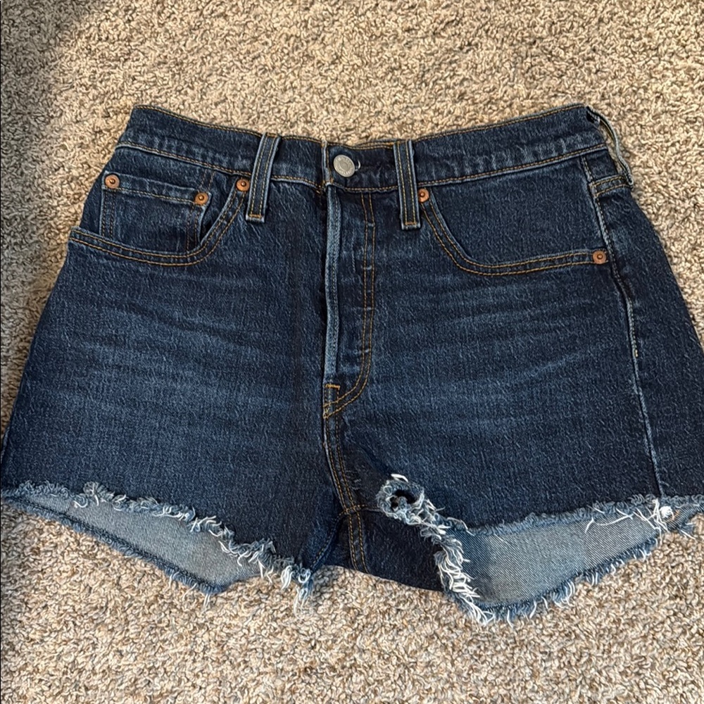 Levi Denim Cutoff Shorts - Women